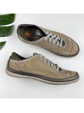 Cushe Blvd W Sneakers Champagne Tan Suede Casual Comfort Shoes Women's 9